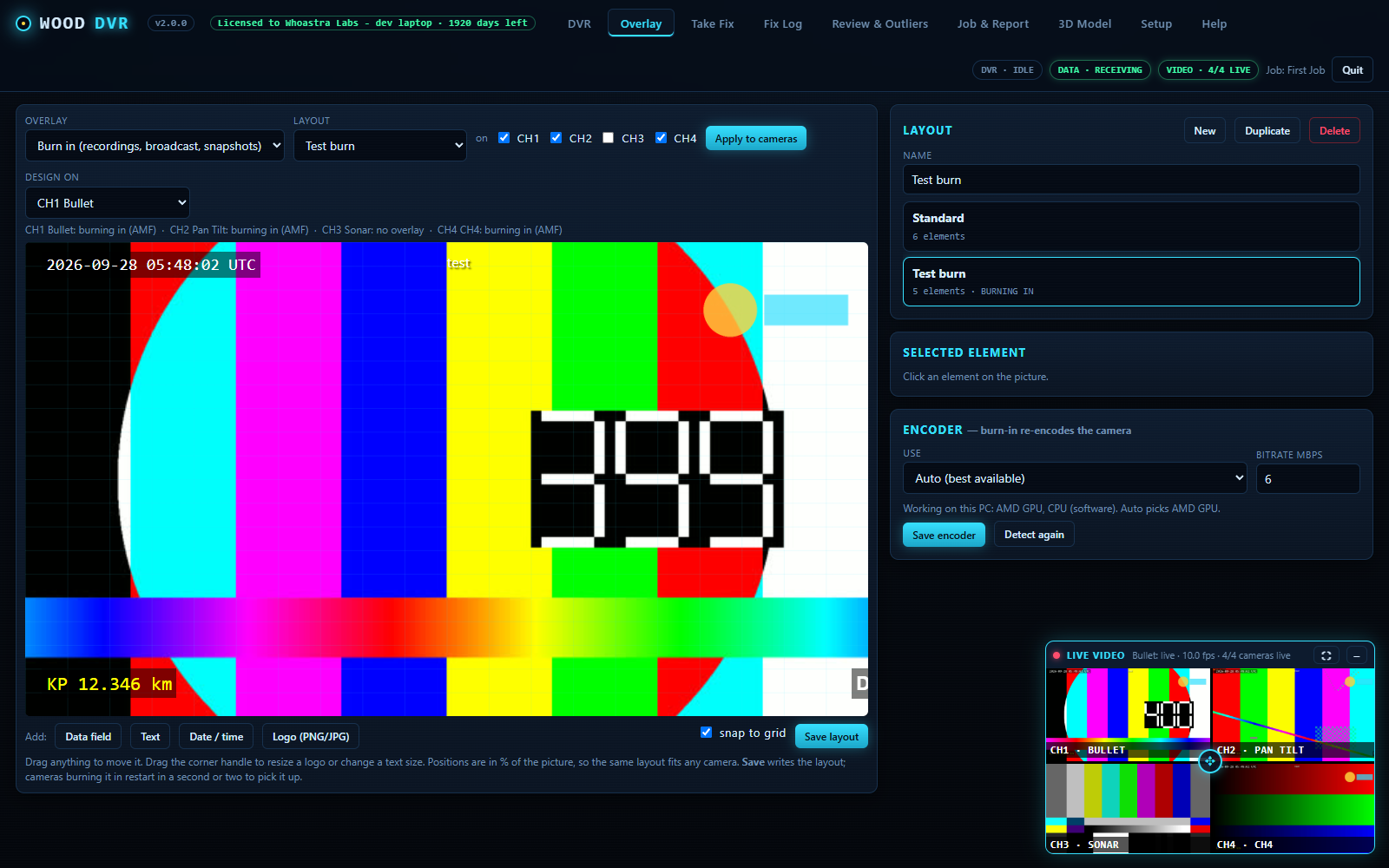Overlay designer
